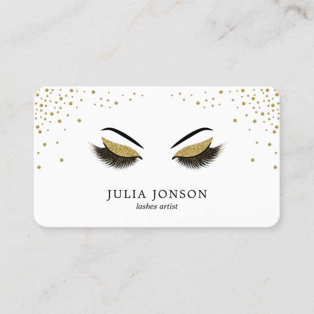 Carte De Visite Mèches modernes avec le maquilleur de parties (Devant)