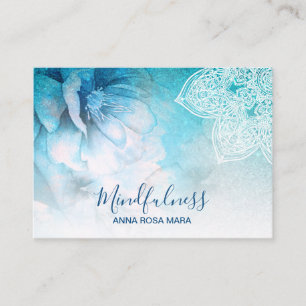Carte De Visite *~* Médaille Mandala Yoga Reiki Parties scintilla