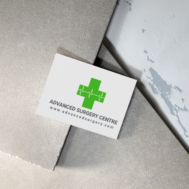 Carte De Visite Médecin chirurgien Médecin professionnel Médicale (Surgeon Doctor Medical professional Business Card)
