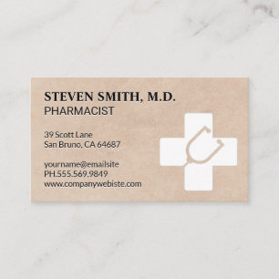 Carte De Visite Médecine   Pharmacien   Hôpital