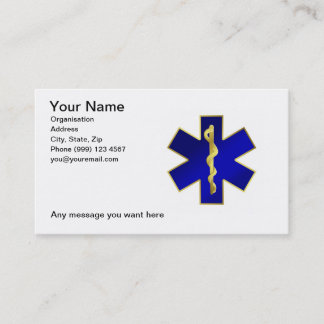 Carte de visite Médicale