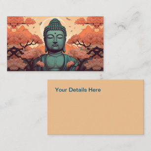 Carte De Visite Méditation Bouddha Art spirituel