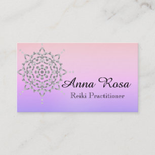 Carte De Visite Méditation de massage de yoga de Reiki de