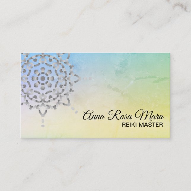 Carte De Visite *~* Méditation de Reiki, guérisseur d'énergie du y (Devant)