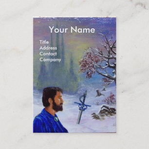 Carte De Visite MÉDITATION D'UN MONogramme DE CHEVALIER