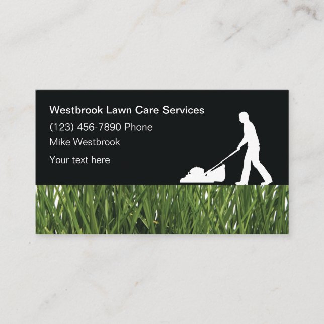 Carte De Visite Meilleurs services d'entretien de pelouse (Devant)