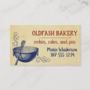 Carte De Visite Mélange de whisky de bol Cuisine de boulangerie v