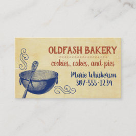 Carte De Visite Mélange de whisky de bol Cuisine de boulangerie vi