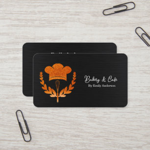 Carte De Visite Mélangeur Simple Fleur Cake Boulangerie