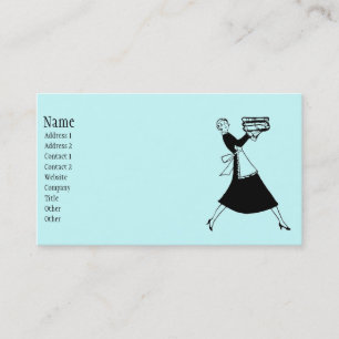 Carte De Visite Ménagère rétro