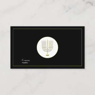 Carte De Visite Menorah