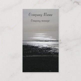 Carte De Visite mer, noire et blanche