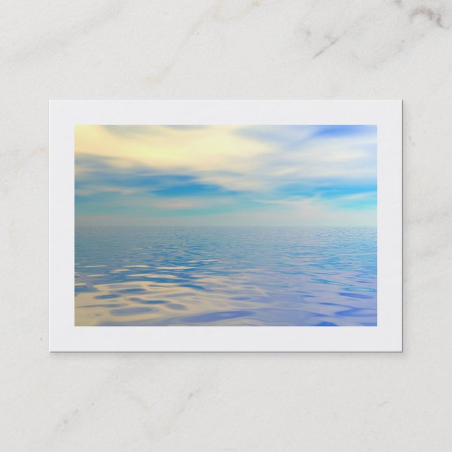 Carte De Visite Mer tropicale (frontière) (Devant)