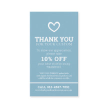 Merci beauté santé photo promo répéter personnalis