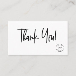 Carte De Visite Merci de script pour commander une remise de code