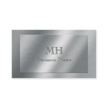 Métal brossé - Monogramme