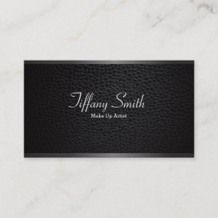 Carte De Visite Métal Cuir / Arme à fusil