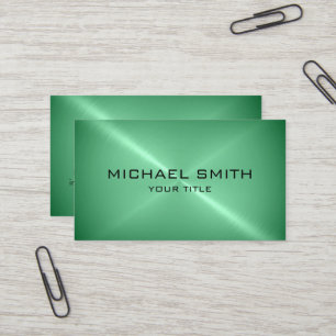 Carte De Visite Métal en bon état d'acier inoxydable