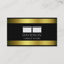Carte De Visite Métal métallique de Garage Door Company