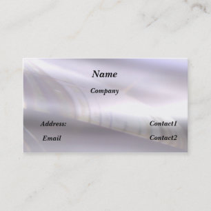 Carte De Visite métal réfléchissant -