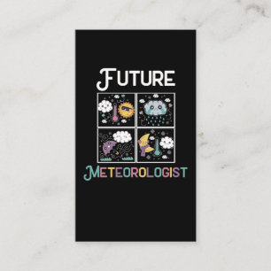 Carte De Visite Météorologie Météorologie Enfants météorologue fut
