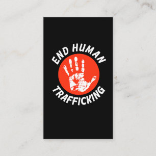 Carte De Visite Mettre fin à la traite des êtres humains