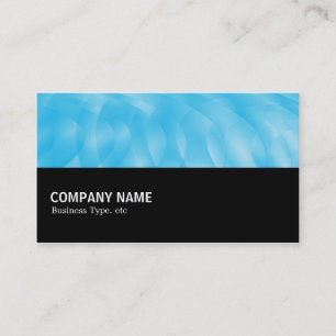 Carte De Visite Mi-chemin 0112 - Courbes bleues