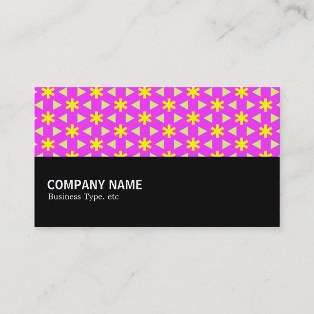 Carte De Visite Mi-chemin 015 - Terrazzo Motif 06 (Devant)