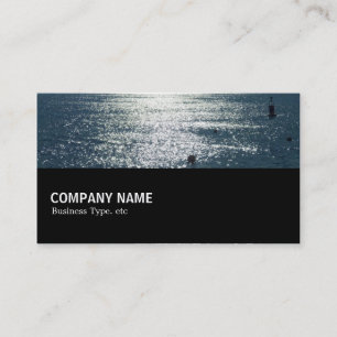 Carte De Visite Mi-chemin 07 - Soleil sur l'eau