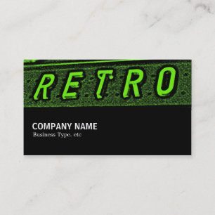 Carte De Visite Mi-chemin 091 - Retro is Green