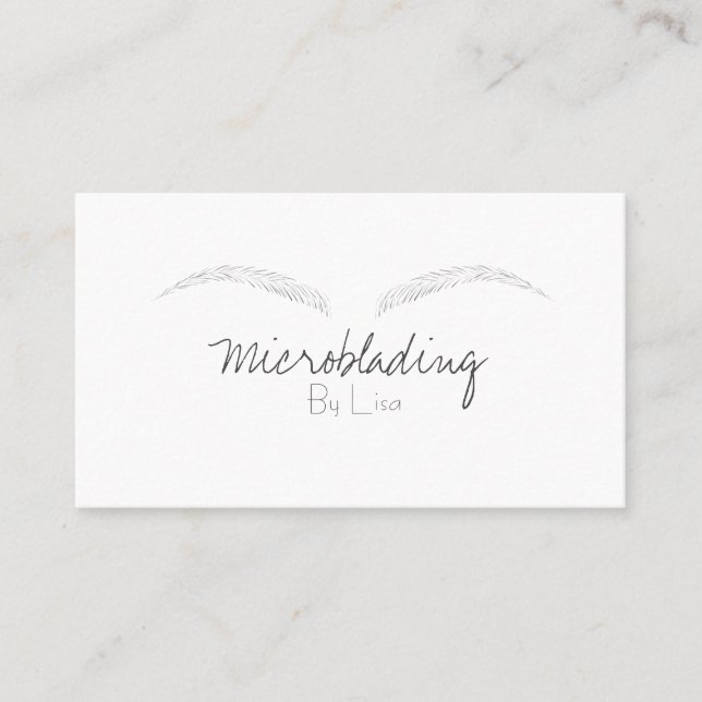 Carte De Visite Microblading (Devant)