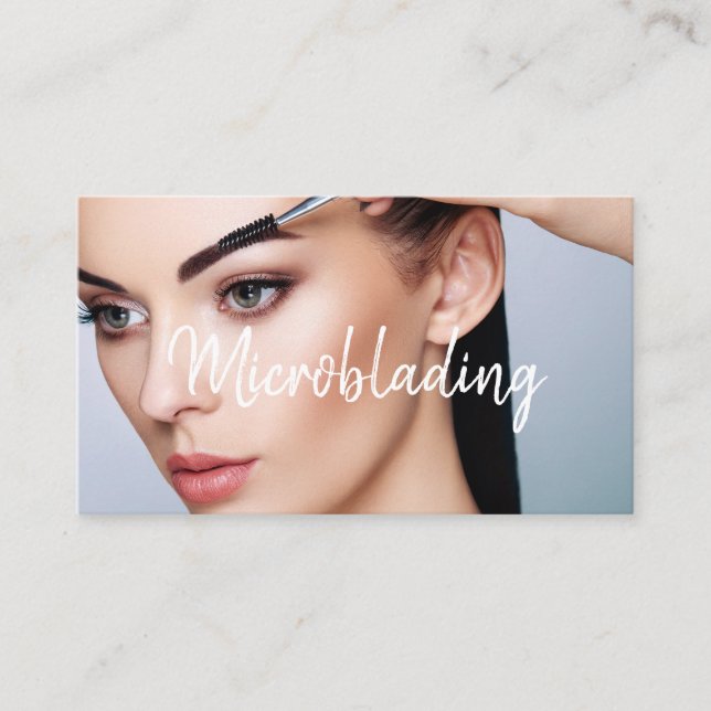 Carte De Visite Microblading et maquillage permanent (Devant)