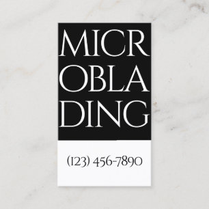 Carte De Visite Microblading Moderne , Sourcils, Maquillage Perma