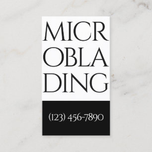 Carte De Visite Microblading Moderne , Sourcils,  Maquillage Perma