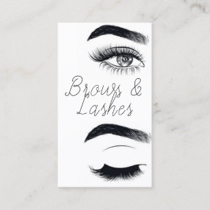 Carte De Visite Microblading moderne, sourcils, maquillage permane