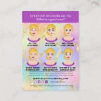 Microblading post-soins et rappel de rendez-vous