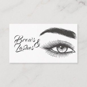 Carte De Visite Microblading, sourcils, cils, cils, maquillage per