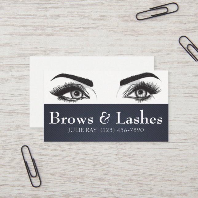 Carte De Visite Microblading , Sourcils, Tatouage, Maquillage Perm (Devant/Arrière en situation)