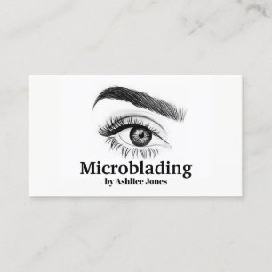 Carte De Visite Microblading, sourcils, tatouage, Maquillage perma
