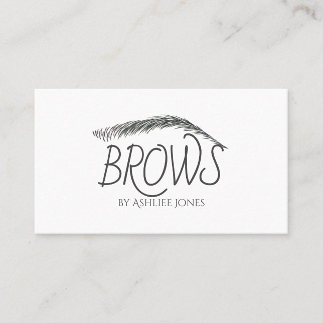 Carte De Visite Microblading, sourcils, tatouage, Maquillage perma (Devant)