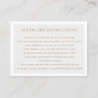 Microblague - Instructions pour les soins postérie