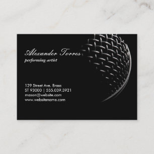 Carte De Visite Microphone