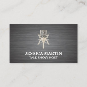Carte De Visite Microphone / Animation / Podcast