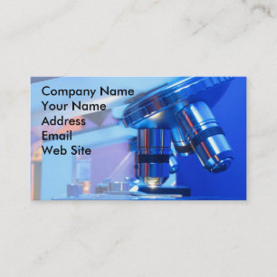 Carte De Visite Microscope scientifique