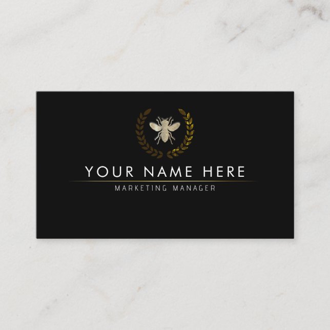 Carte De Visite Miel professionnel Bee Keeper (Devant)