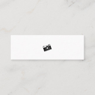 CARTE DE VISITE MINI ミニマムでシンプルな名刺　ビジネスカード　カメラ