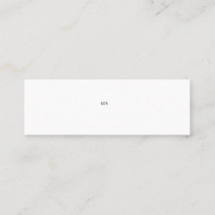 CARTE DE VISITE MINI 60%