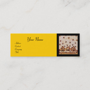 CARTE DE VISITE MINI ABEILLE, APICULTURE, APICULTEUR APICULTEUR