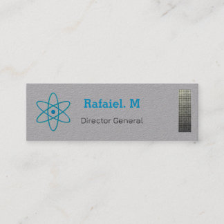 Carte De Visite Mini Agence internationale de l'énergie atomique Premiu