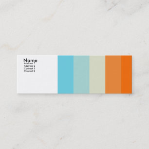 Carte De Visite Mini Aimer de couleur - customisé